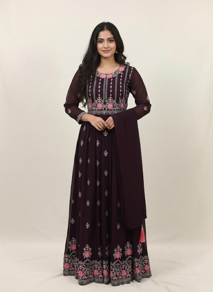 Beautiful designer anarkali suit
