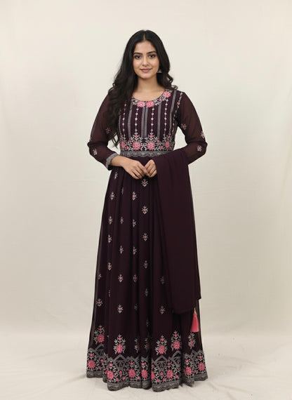 Beautiful designer anarkali suit