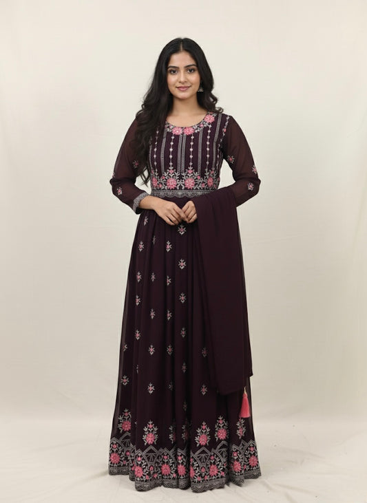 Beautiful designer anarkali suit