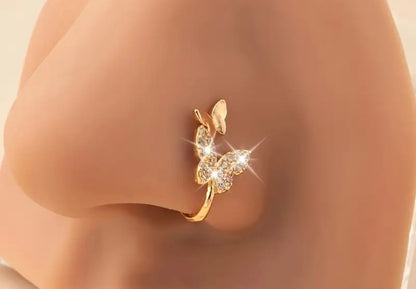 Beautiful designer stone nose ring