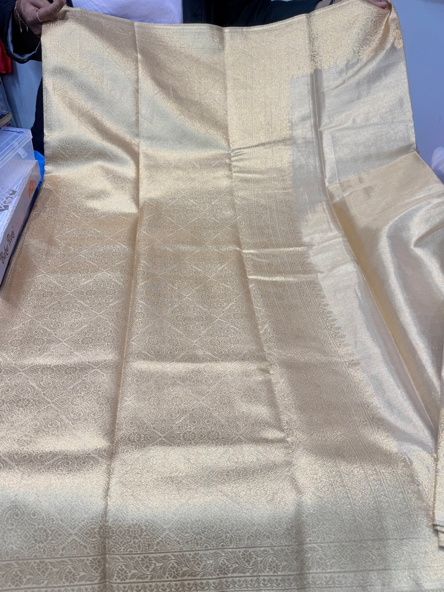 Beautiful designer pure silk saree