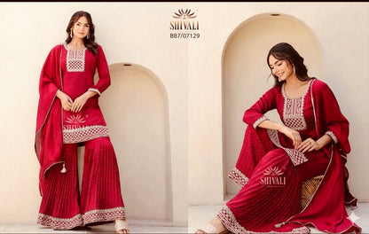 Beautiful designer sharara suit