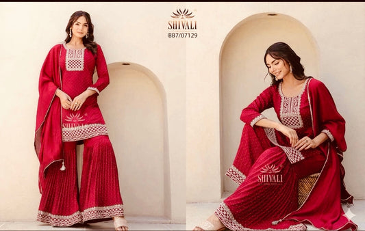 Beautiful designer sharara suit