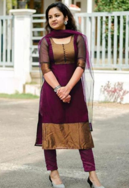 Beautiful designer straight suit