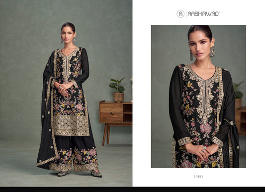 Beautiful designer plazo suit