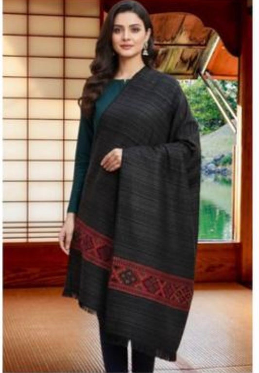 Beautiful designer woolen shawl