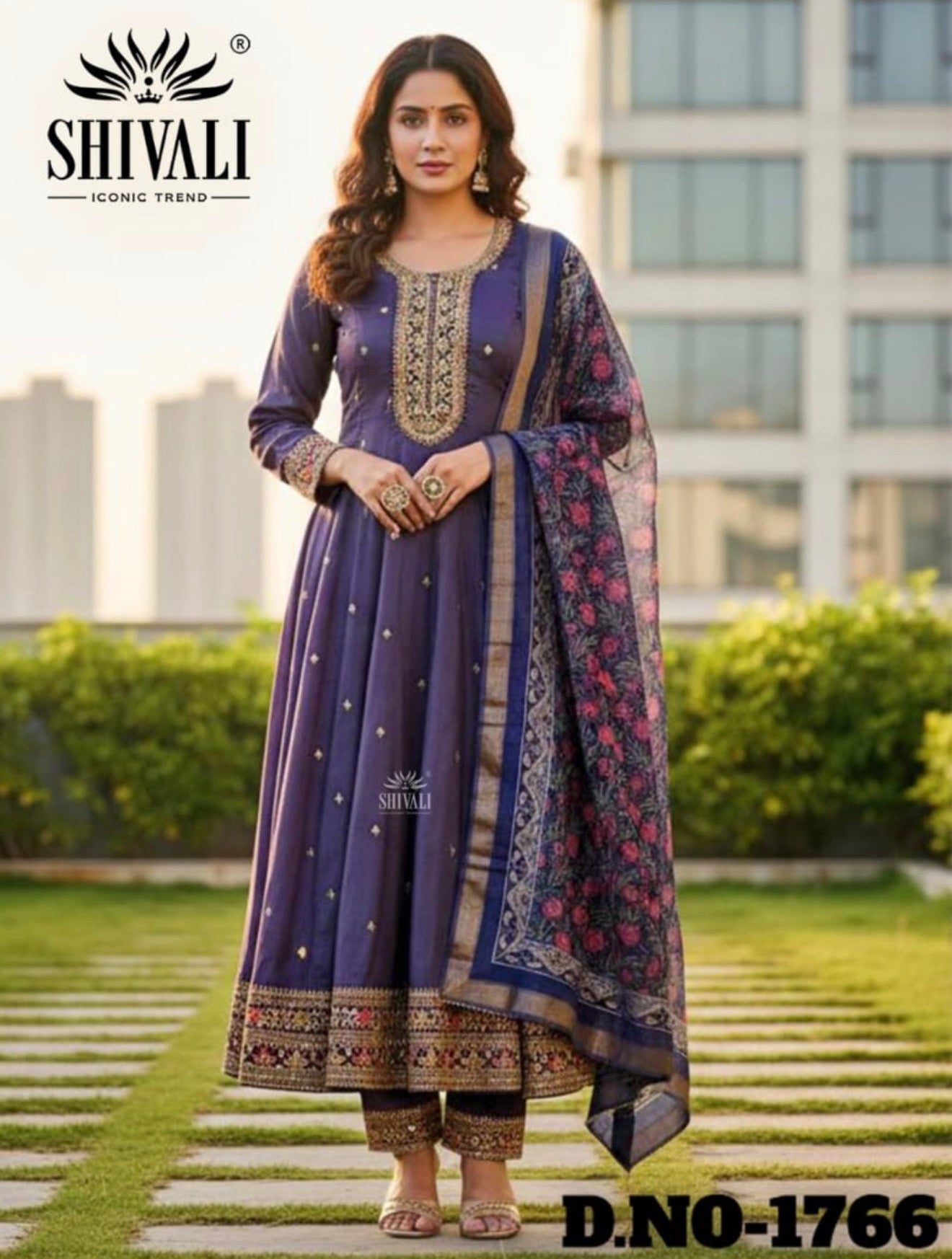Beautiful designer anarkali suit