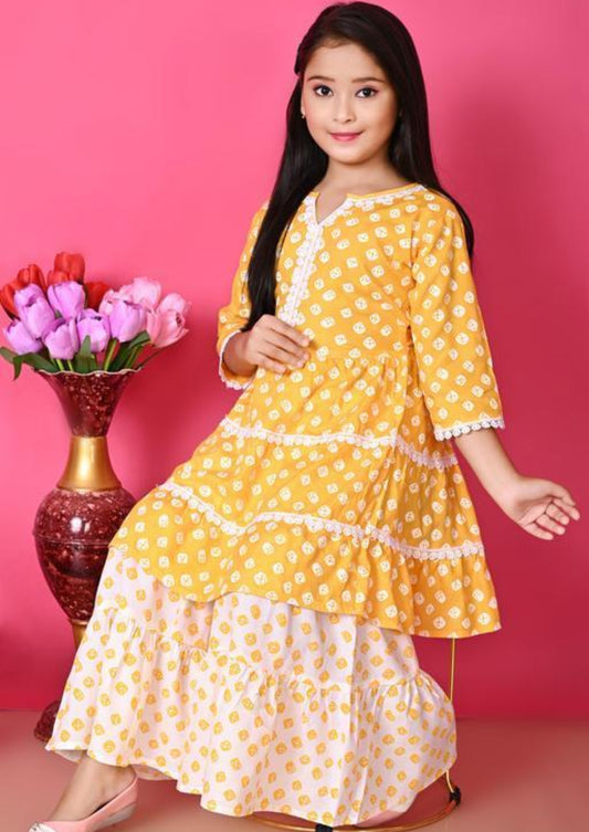 Beautiful designer 2 piece sharara suit