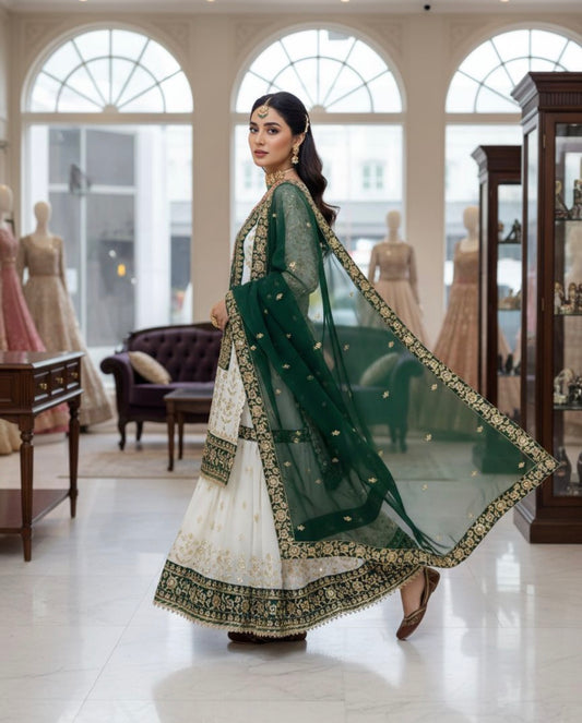 Beautiful designer sharara suit