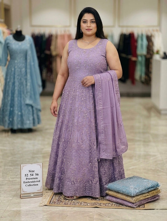 Beautiful designer gown style anarkali suit