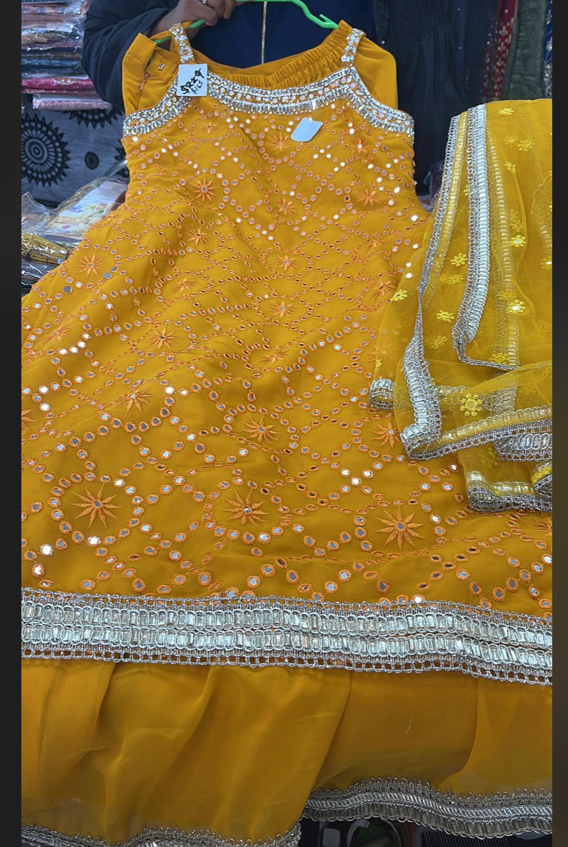 Beautiful designer sharara suit