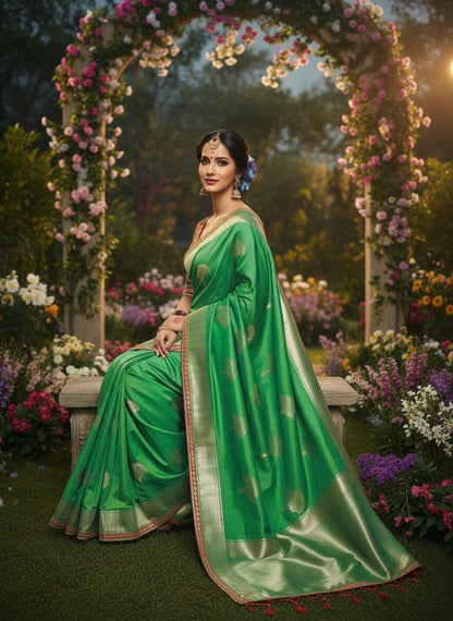 Beautiful designer pure silk saree