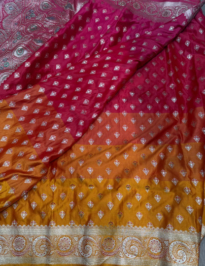 Beautiful designer pure silk saree