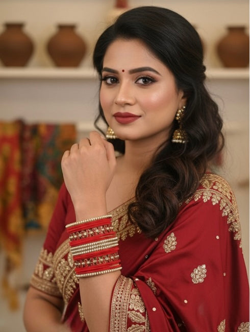 Beautiful designer bangle set