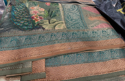 Beautiful designer pure silk saree