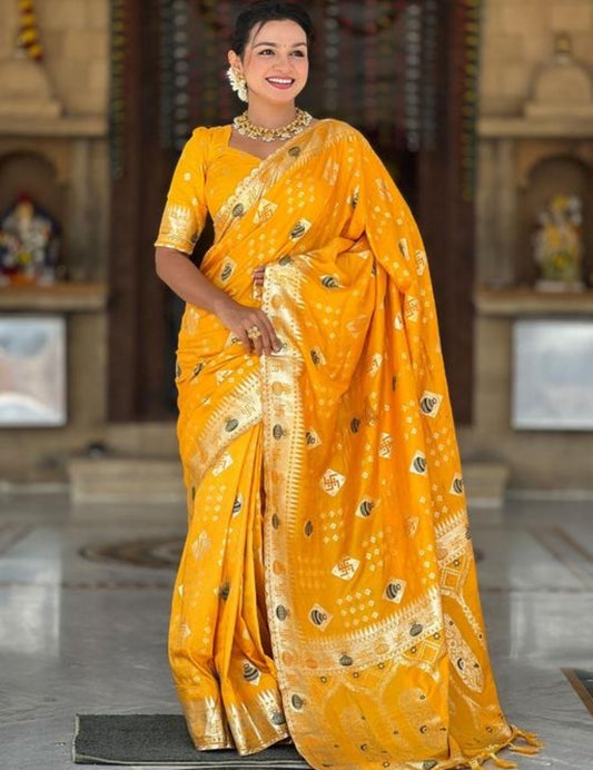Beautiful designer silk saree