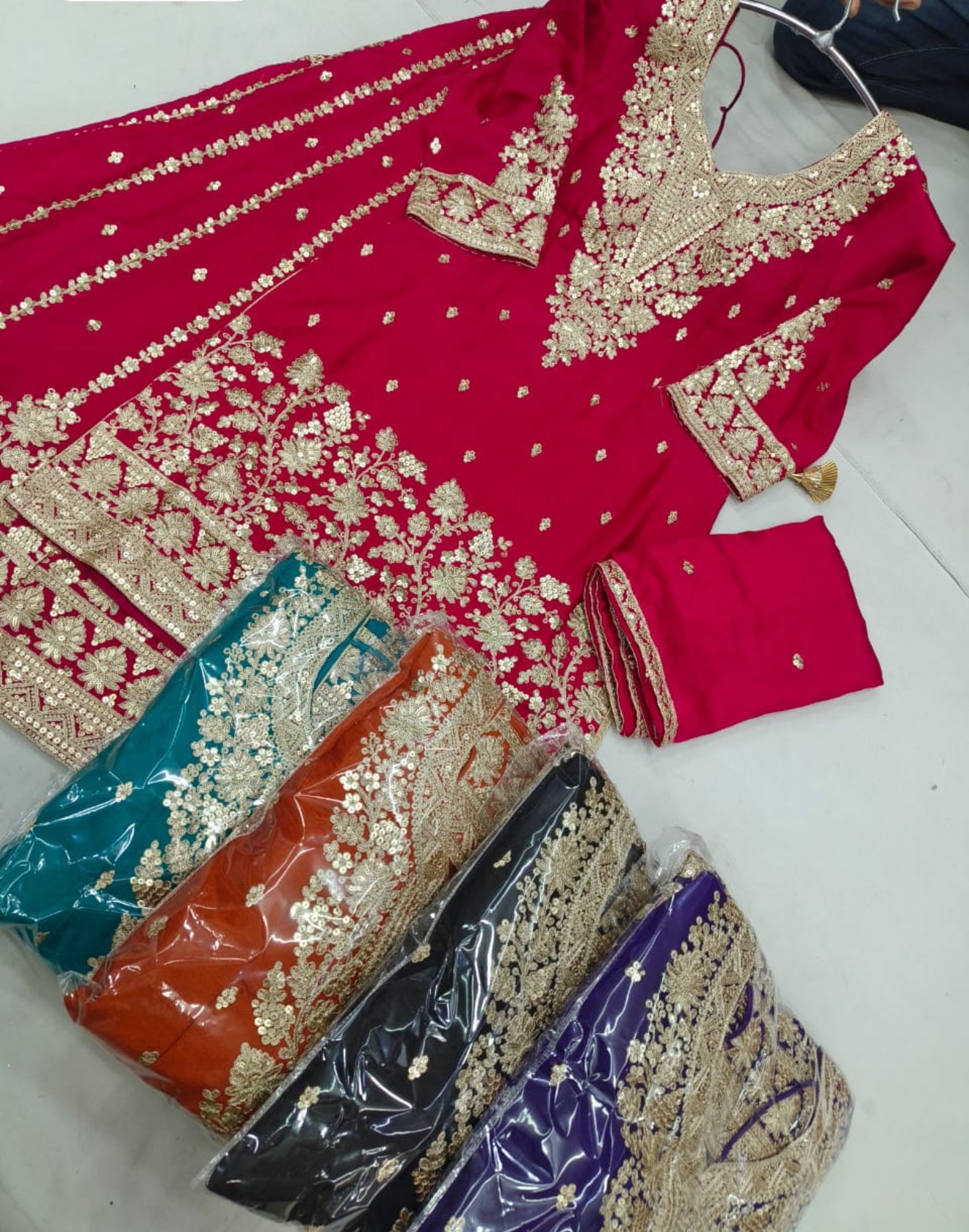 Beautiful designer plazo suit