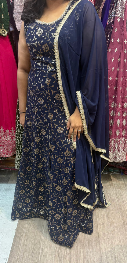 Beautiful designer anarkali style gown