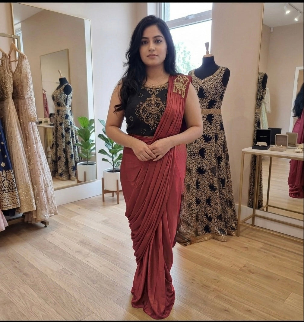 Beautiful designer readymade saree