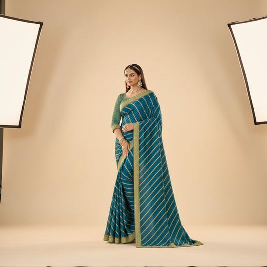 Beautiful designer silk saree