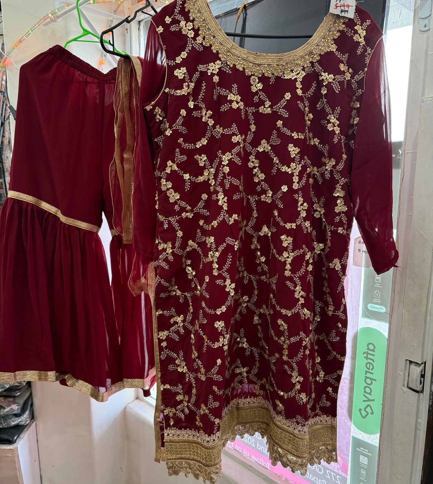 Beautiful designer sharara suit