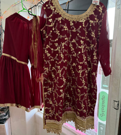 Beautiful designer sharara suit