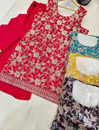Beautiful designer plazo suit