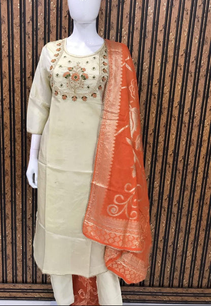 Beautiful designer Pakistani style suit