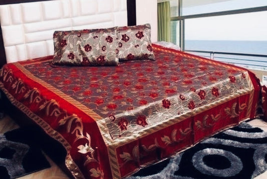 Beautiful designer velvet bedspread