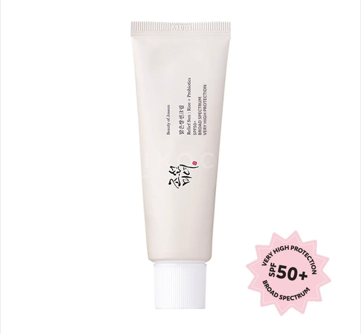BEAUTY OF JOSEON - Relief Sun: Rice + Niacinamide SPF50+ PA++- 50ml
