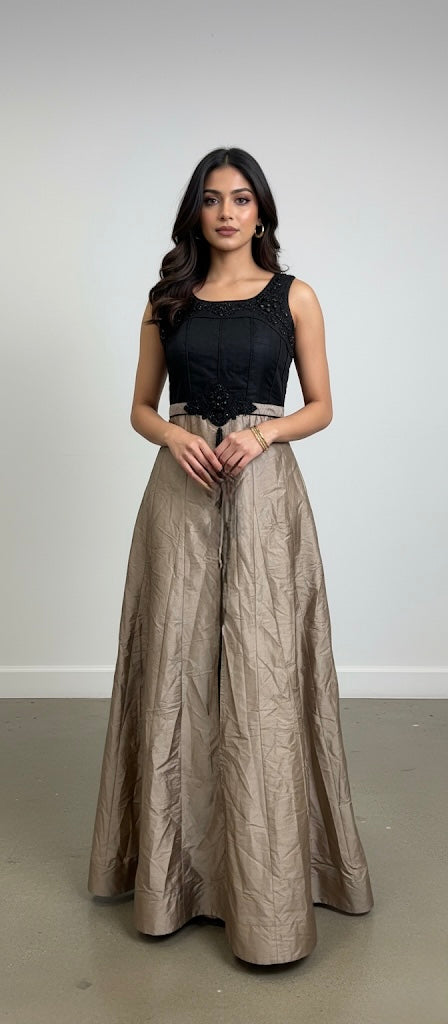 Beautiful designer Indowestern gown