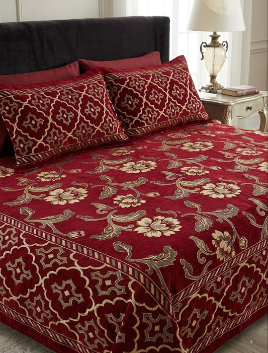 Beautiful designer velvet bedspread