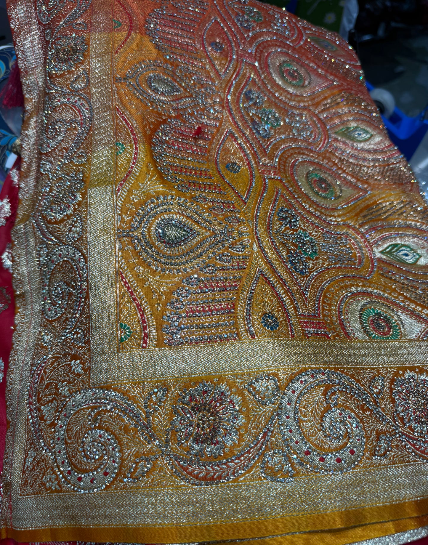Beautiful designer pure silk saree