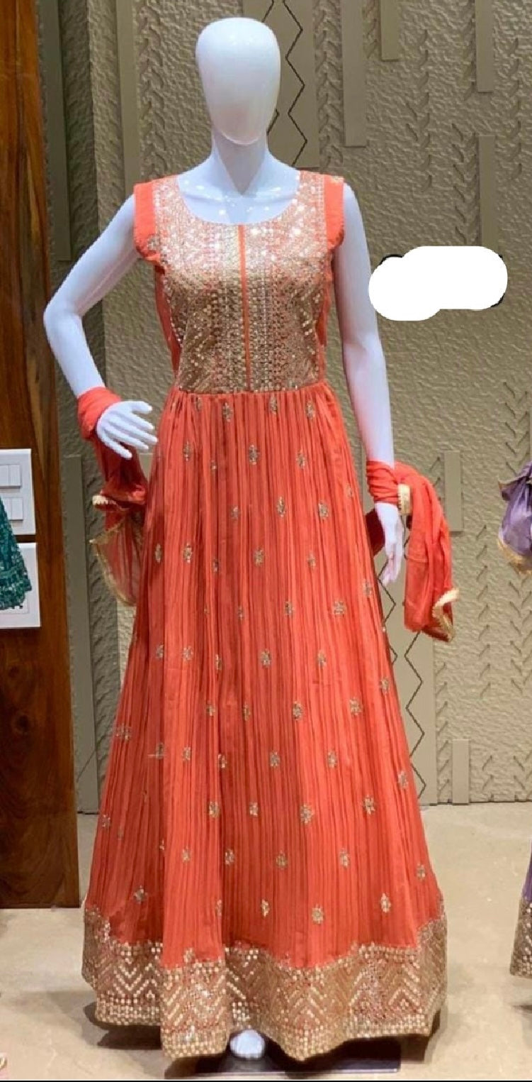 Beautiful designer anarkali suit