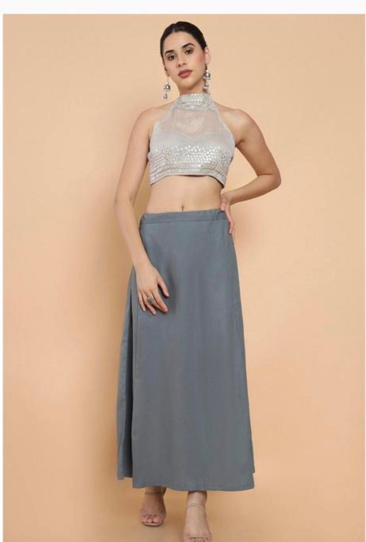 Plus size cotton petticoat