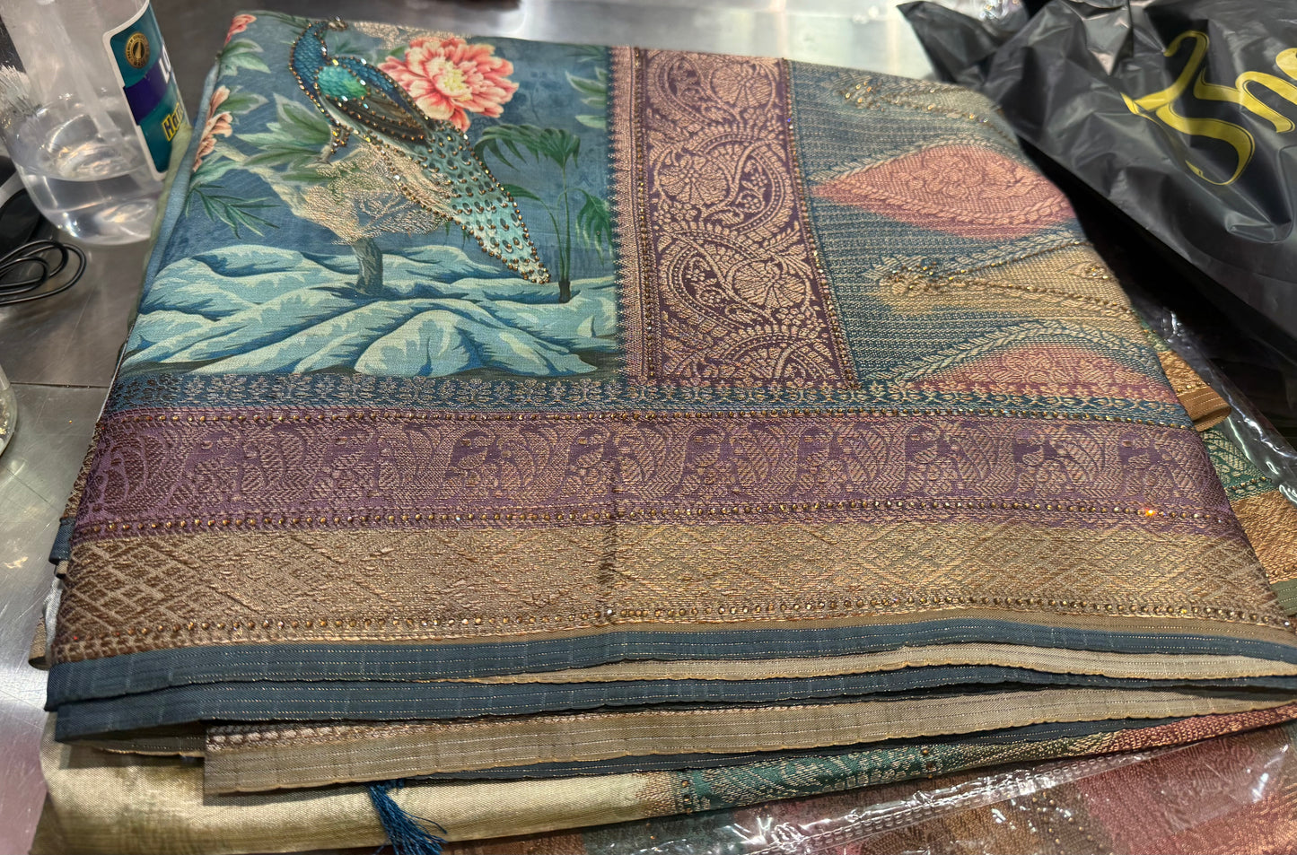 Beautiful designer pure silk saree