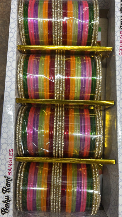 Beautiful designer jelly bangle set