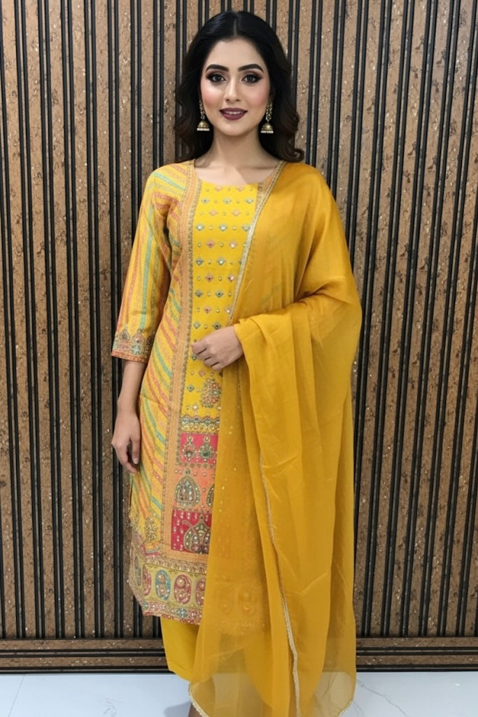 Beautiful designer Pakistani style suit