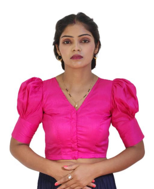 Beautiful designer puff sleeves blouse