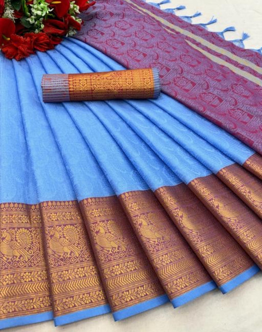 Beautiful designer silk saree