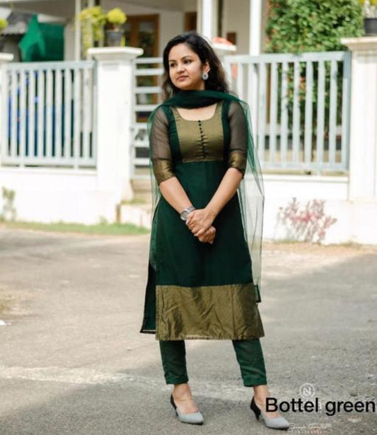 Beautiful designer straight suit