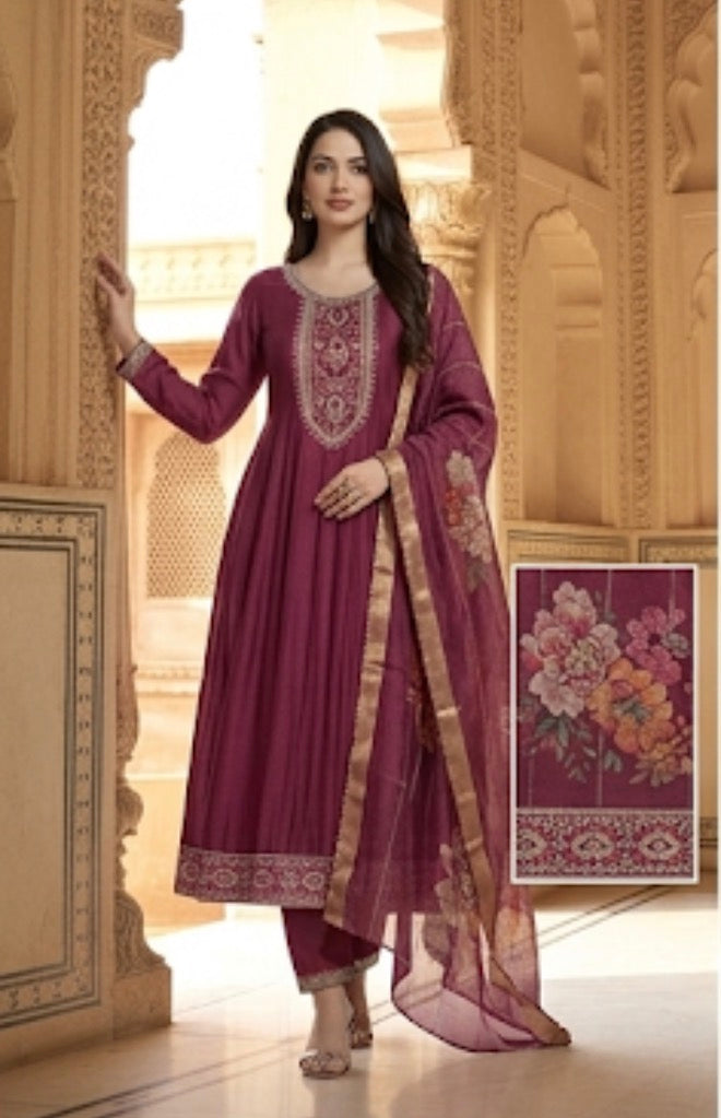 Beautiful designer anarkali suit