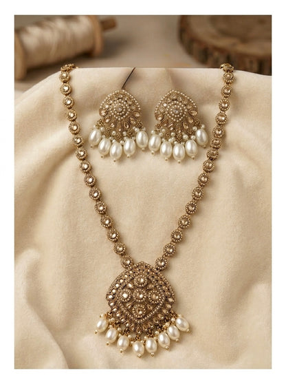 Beautiful designer long necklace set