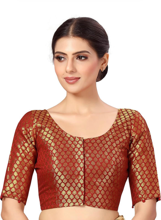Beautiful designer brocade readymade blouse