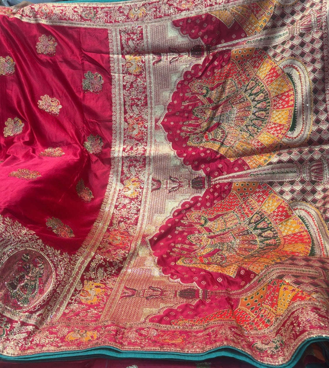 Beautiful designer pure silk saree