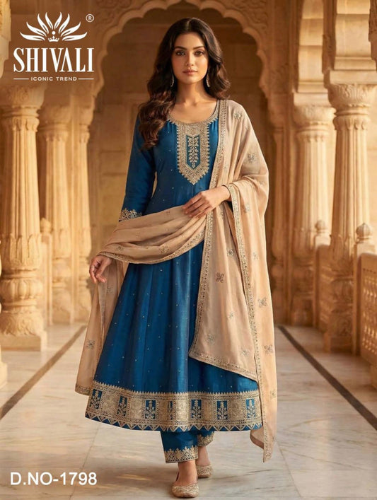 Beautiful designer Pakistani anarkhali suit