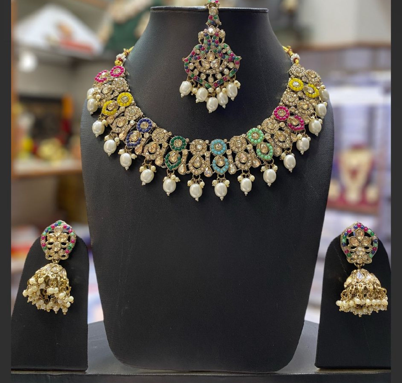 Beautiful designer necklace set