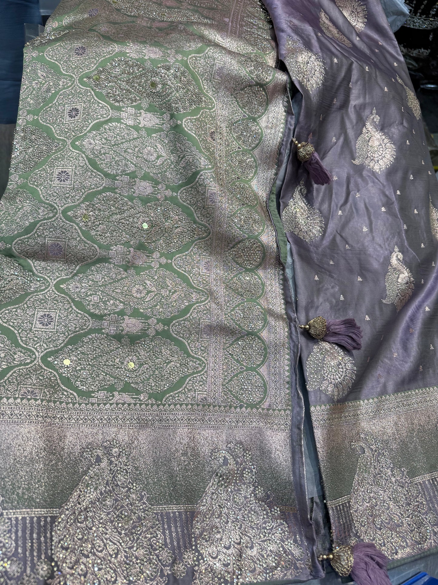 Beautiful designer pure silk saree