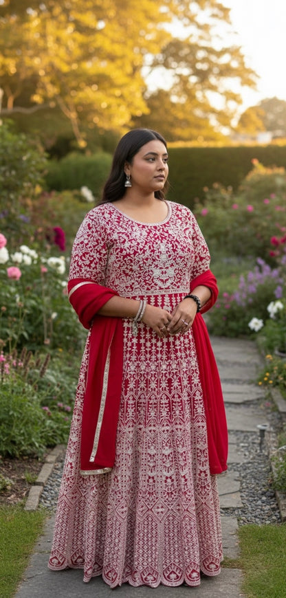 Beautiful designer anarkali suit