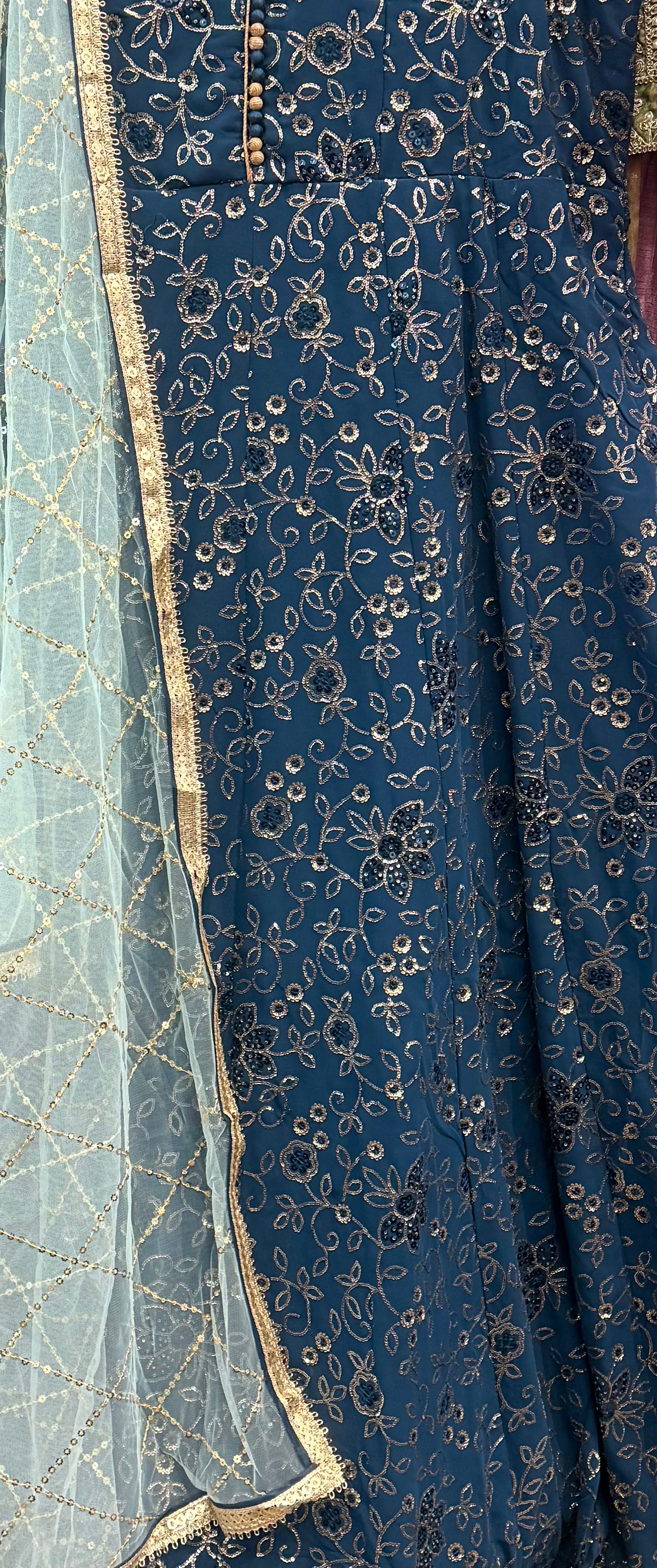 Beautiful designer gown style anarkali